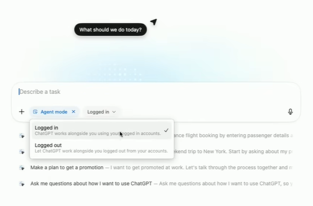 chatgpt atlas screenshot