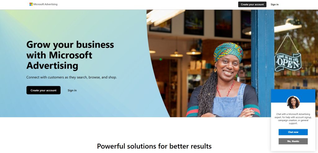 Microsoft Ads Credits for new advertisers