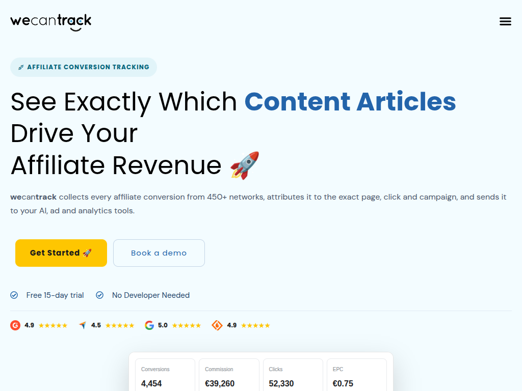 wecantrack screenshot