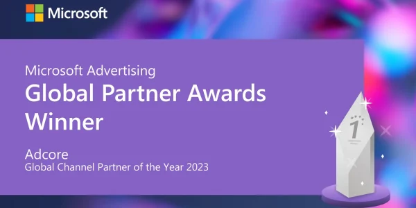 adcore wins the Microsoft Advertising global partner awards 2023