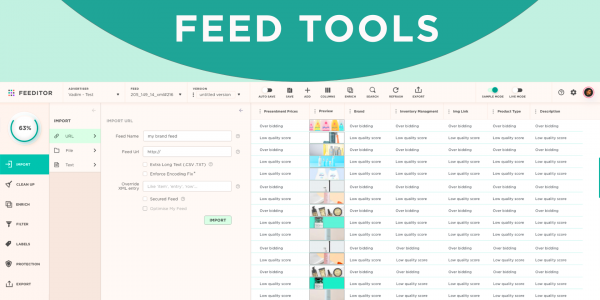 TOP product feed tools